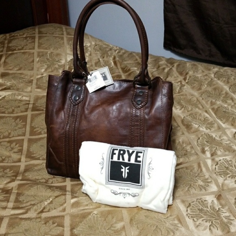 Frye Melissa Tote. Dark Brown. Includes dust bag!